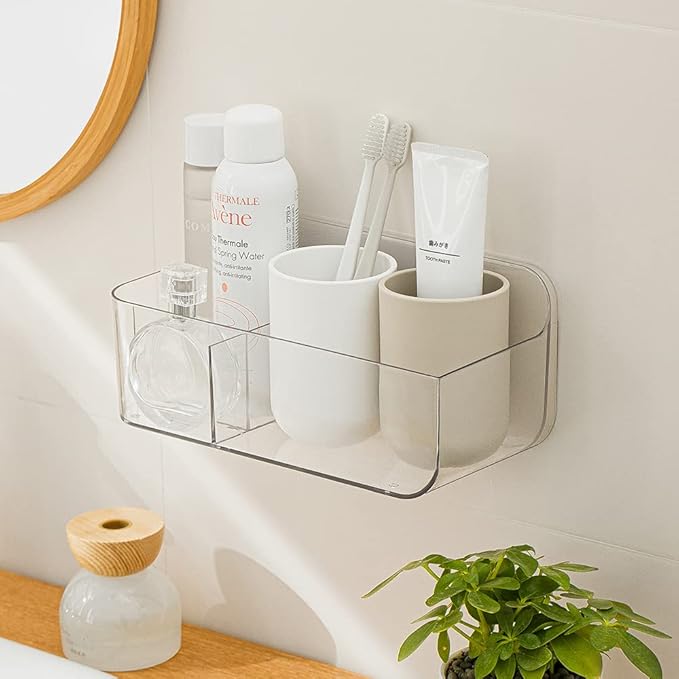Poeland Wall Mounted Storage Organizer Set of 2