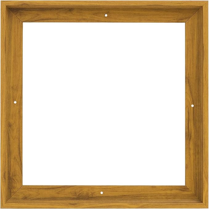 Pixy Canvas Floater Frame 45x45 for 3/4 (0.75) inch Deep Canvas Paintings/Canvas Prints/Wood Canvas Panels/Wall Art/Wall Decor/Home Decor/Artwork (Natural Oak, 45 x 45 inch, Square)
