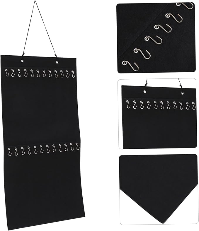 Door Back Hanging Pouches Wall Hanging Bag Wall Storage Bags Felt Pouch Organizer Hair Ties
