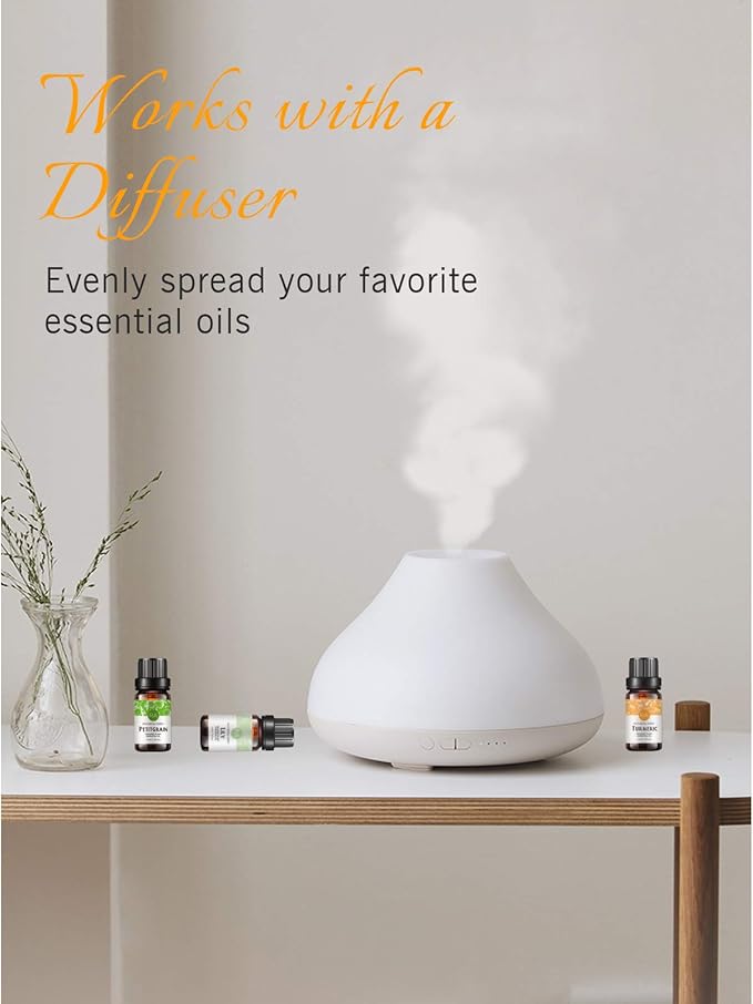 Essential Oils Set - Top 24 for Diffusers, Candle Making Scents, Fragrance, Aromatherapy, Gifts - Lavender, Sandalwood, Orange, Lemon, Rose, Ylang Ylang and More (10mL)