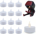 3D Printer Accessories 3V Craetive Warm White LED Candle-Light Kit: Compatible with DIY Custom Tea Light Holders Candestick Lamps Printed Model Pack of 12, D37.2xH36.6mm