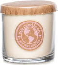 ECO CANDLE CO. Recycled Candle, Cupcake, 6 oz. - Scents of Yellow Cake & Icing - 100% Soy Wax, No Lead, Kraft Paper Label & Lid, Hand Poured, Phthalate Free, Made from Midwest Grown Soybeans