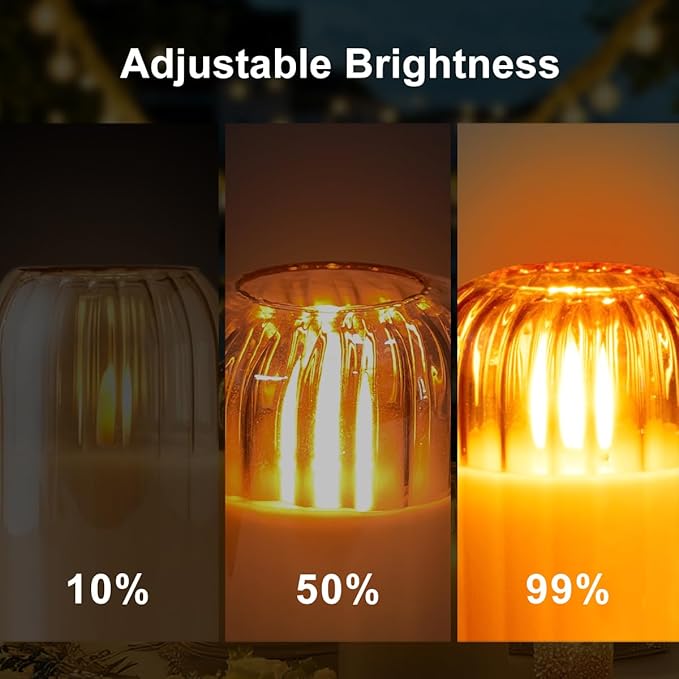Rechargeable Jar Flameless Candle, Flashing LED Pillar Christmas Candle with Remote Control and Timer, Gold Pumpkin Glass Electronic Candles for Room Decoration, 1 Set of 3