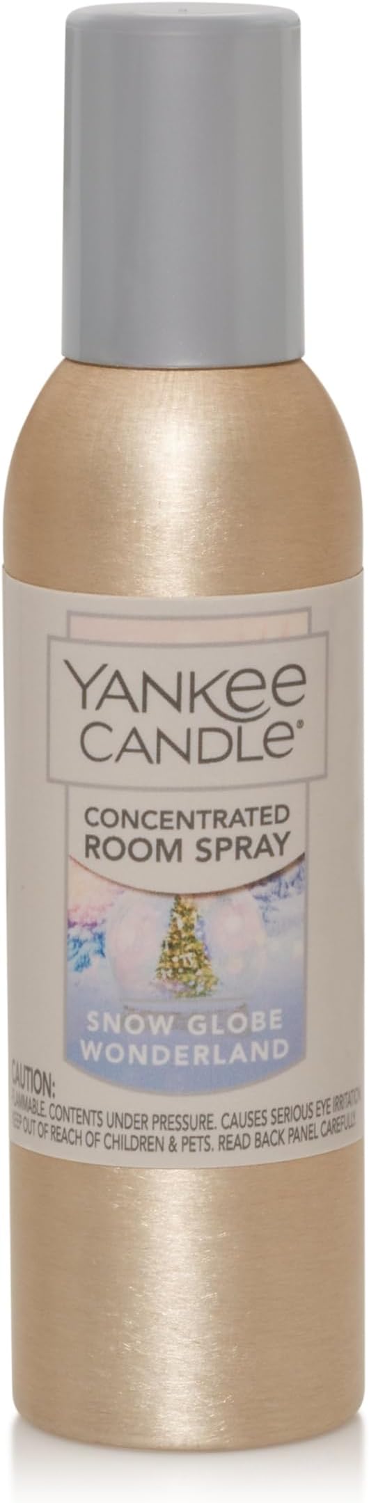 Yankee Candle Concentrated Air Freshener Room Spray, Odor Eliminator for Home, Bathroom, Snow Globe Wonderland, 1.5 Oz (Pack of 3)