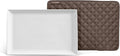 Covermates Keepsakes Quilted Dish Dividers – Set of Padded Plate Protectors for China & Dinnerware Storage, Scratch Protection, Machine Washable, Bronze