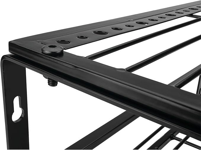 Performance Tool W7701 Power Tool Organizer Wall Mount - Hand Tool Storage Racks, Utility Racks, Drill Holder & More - 3 Tier Sturdy Iron 16" Cordless Tool Organizers