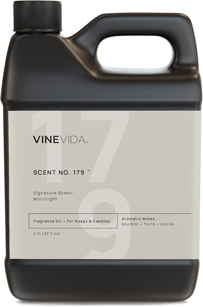 VINEVIDA [32 oz] Moonlight; Fragrance Oil for Candle Making and Soap Making - Premium Candle Scents for Soy Candles