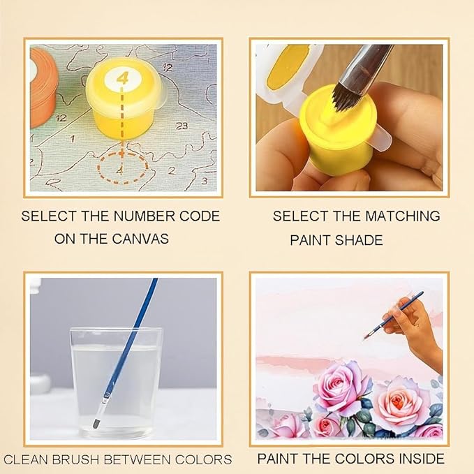 Still Life Paint by Numbers Kit for Adults - DIY Lantern Candle with Robin Bird Pinecones and Winter Branches Painting on Canvas 16x20 Inches, Frameless Acrylic Paint Set, Suitable for Beginners