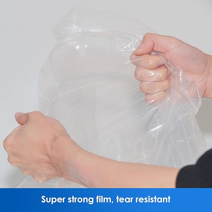 HygiCare Reclosable Storage Bags, 20 Gallon, 12 Count, 3mil Thick, Heavy Duty, Easy to Use with Carry Handle, Reusable, 24"x32", Perfect for Bedding, Clothes, Travel and Moving