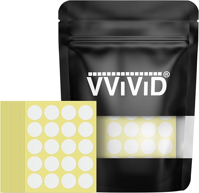 VVIVID Double Sided Sticker Dots for Candle Making - 0.59-inch (15 mm) Pack of 400