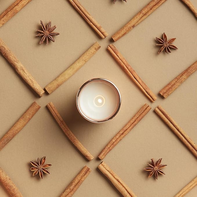 Thymes Scented Candles for Home Decor - Luxury Home Fragrance Gifts for Women & Men - Fall Candles with Warm Notes of Apple, Clove, & Cardamom - Rose Gold Votive (Simmered Cider, 2 oz)