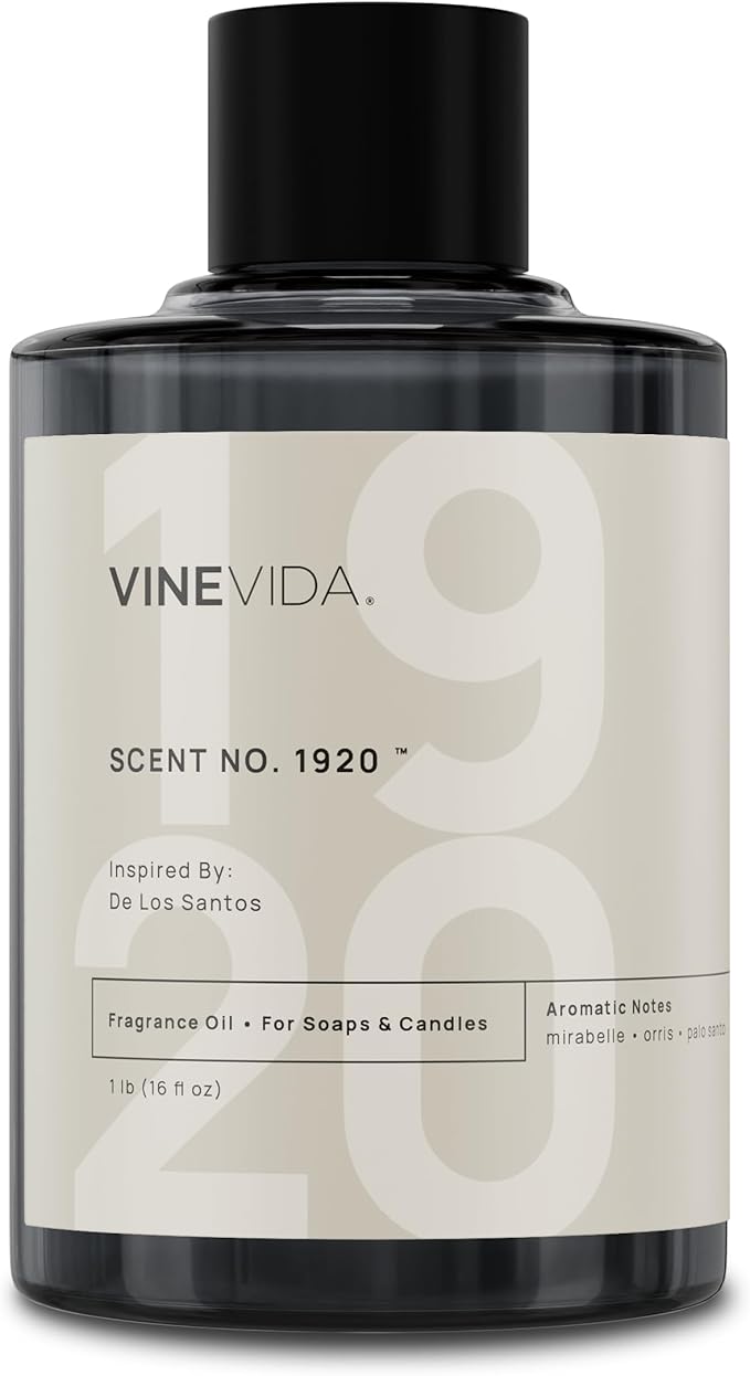 VINEVIDA [16 Oz] Inspired by: De Los Santos; Fragrance Oil for Candle Making and Soap Making - Premium Candle Scents for Soy Candles