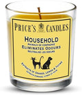 Price's - Household Pet Jar Candle - Odour Eliminating Candle - Made with Orange, Lemon & Thyme Extracts - Clean, Fresh, Quality Fragrance - Long Lasting Scent