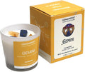 Gemini Manifestation Candle with Lapis Lazuli Bracelet Zodiac Candles with Healing Crystals Gemini Birthday Gifts for Women and Men Spiritual Birthstone Gifts for Candle Lovers