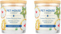 Pet House Pet Friendly Candle Plant Based Scented Candle Clean Burning, Long Lasting for Home, Sugar Cookies 2 Pack