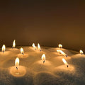 NICEME White Pearled Candle Wax for DIY Candle Making, 26Oz Customized Powdered Candle Sand All Natural Refillable Pourable Wax Beads for Halloween Thanksgiving Christmas Wedding Party (No Wick)