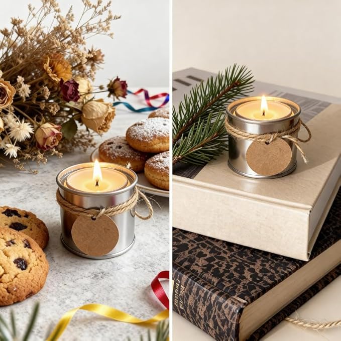 185 Pieces of Candle-Making Tools: 100 Cotton Wicks and 30 Wooden Wicks, 1 Wax Melting Pot, 3 Candle Cups,with Complete Tool Set，for Soy Beeswax DIY Candles