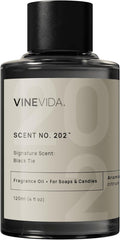 VINEVIDA [4 oz] Scent Black Tie; Fragrance Oil for Candle Making and Soap Making - Winter & Holiday Oils