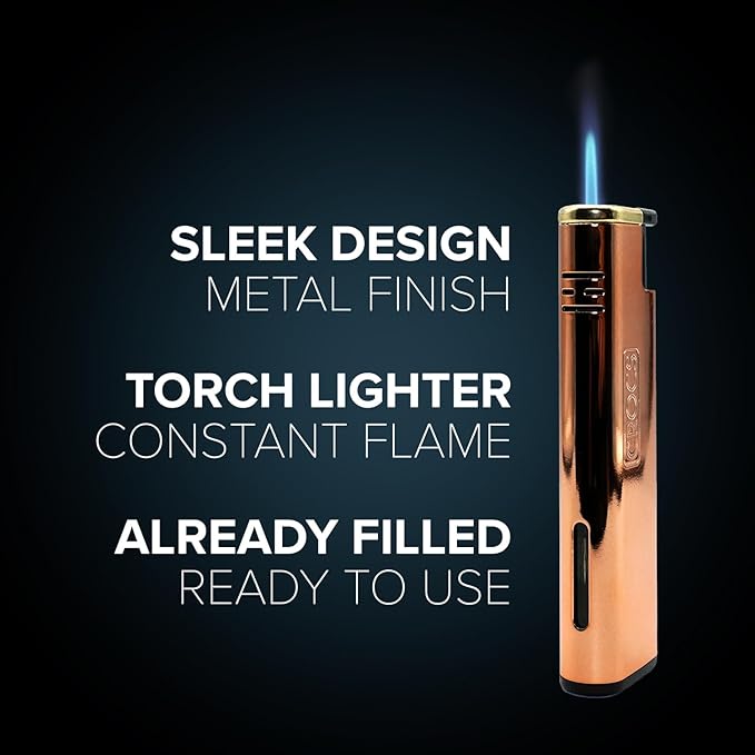 Crocs Metal Pocket Lighter, Wind Resistant Torch Lighter Windproof Candle Lighter, Butane Refillable Lighters for Candle, Sleek Metal Finish Cool Lighters - 5 Pack