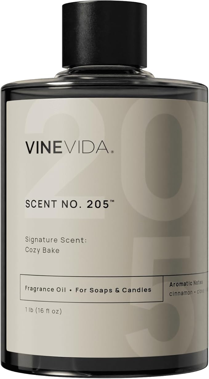 VINEVIDA [16 oz] Scent Cozy Bake; Fragrance Oil for Candle Making and Soap Making - Winter & Holiday Oils