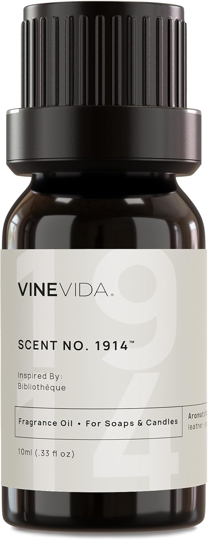 VINEVIDA [0.33 Oz] Inspired by: Bibliothèque; Fragrance Oil for Candle Making and Soap Making - Premium Candle Scents for Soy Candles