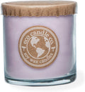 Eco Candle Co. Recycled Candle, Pure Lilac, 6 oz. - Scents of Pure Lilac Bushes - 100% Soy Wax, No Lead, Kraft Paper Label & Lid, Hand Poured, Phthalate Free, Made from Midwest Grown Soybeans