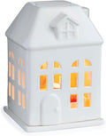 Candle Warmers Etc. Porcelain House Canopy Fragrance Warmer – Use with Any Wax Melts