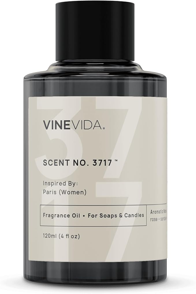 VINEVIDA [4 Oz] Inspired by: Paris (Women); Fragrance Oil for Candle Making and Soap Making - Premium Candle Scents for Soy Candles