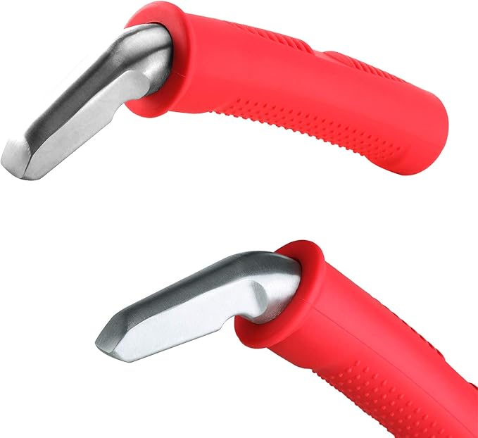 Valorcielo Auto Cane Portable Vehicle Support Handle, Car Door Assist Bar, Supports up to 300 Pounds, Car Door Handle for Elderly (Red)
