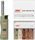 MK Lighter Collector’s Edition Refillable Candle – Multipurpose Jet Flame Butane with Long Wand for Indoor & Outdoor Use Gift Couples Friends Family (Harvest-5PC)