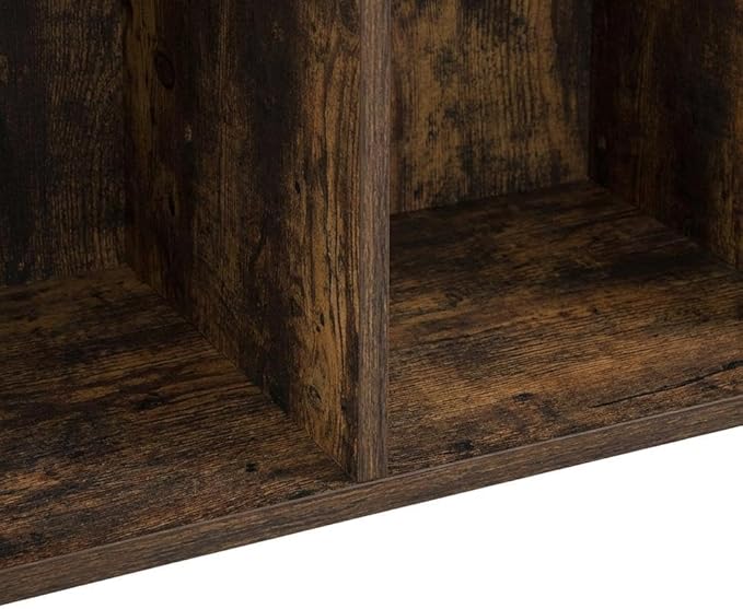 Furnifact Amber Pine Bookcase Elegant Storage Solution with Durable Wood Construction, Spacious Shelving for Living Room, Office, or Bedroom
