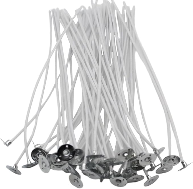 Genérico 50 Pcs Candle Making Kit - Candle Making Supplies - Craft Soy Candle Making Kit - Cotton Candle Making Supplies