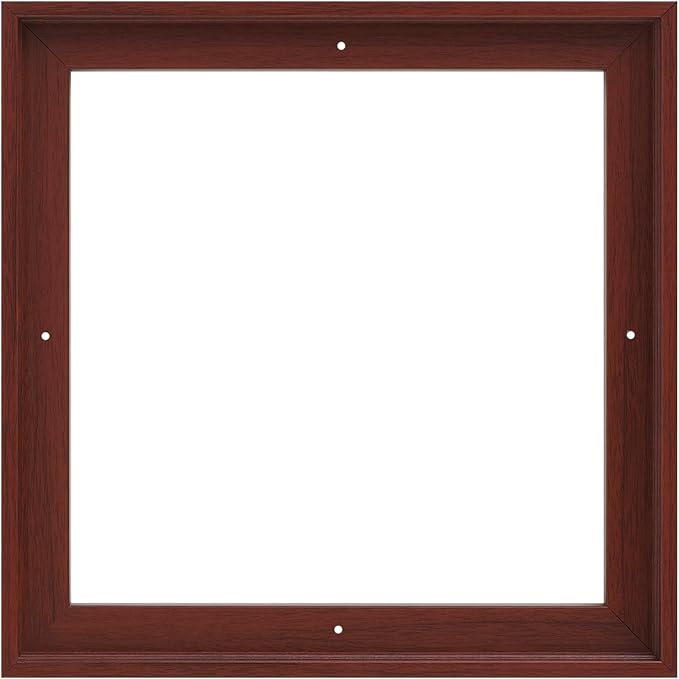 Pixy Canvas Floater Frame 44x44 for 3/4 (0.75) inch Deep Canvas Paintings/Canvas Prints/Wood Canvas Panels/Wall Art/Wall Decor/Home Decor/Artwork (Red Cherry, 44 x 44 inch, Square)