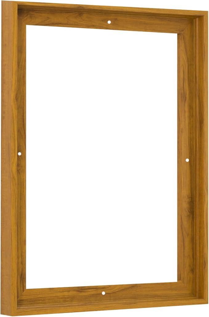 Pixy Canvas Floater Frame 12x36 for 3/4 (0.75) inch Deep Canvas Paintings/Canvas Prints/Wood Canvas Panels/Wall Art/Wall Decor/Home Decor/Artwork (Natural Oak, 12 x 36 inch, Portrait)