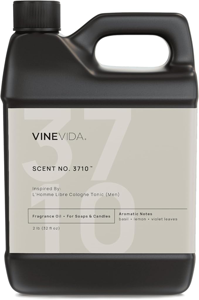 VINEVIDA [32 Oz] Inspired by: L'Homme Libre Cologne Tonic (Men); Fragrance Oil for Candle Making and Soap Making - Premium Candle Scents for Soy Candles