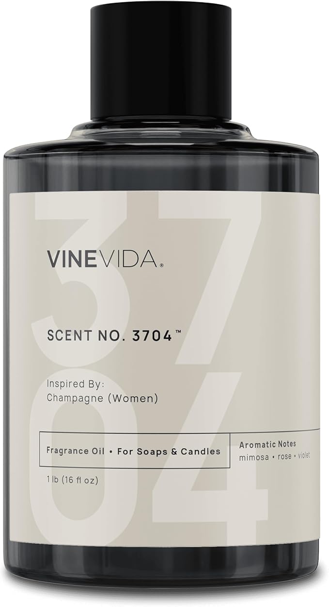VINEVIDA [16 Oz] Inspired by: Champagne (Women); Fragrance Oil for Candle Making and Soap Making - Premium Candle Scents for Soy Candles