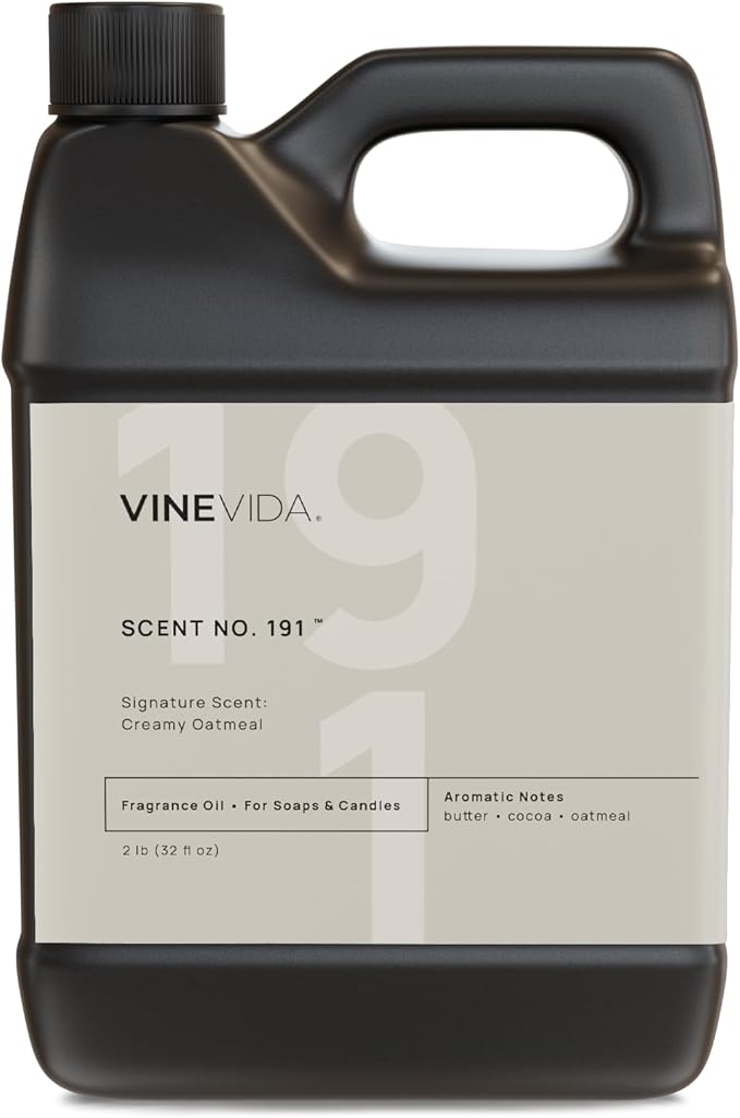VINEVIDA [32 oz] Creamy Oatmeal; Fragrance Oil for Candle Making and Soap Making - Premium Candle Scents for Soy Candles