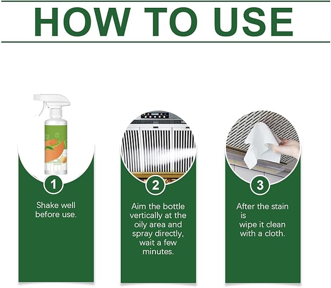 Natural Formula Appliances, Multi-Purpose Cleaner, Kitchen Appliance Cleaner, for Hold, Oven, Stove, Range Hood, Easy Cleaning Household Items (1, Pcs)