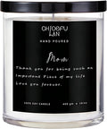 Chloefu LAN Mothers Day Gifts from Daughter Son Kids, Mom Birthday Gifts, Mom Gift, Lavender Candles, 400g Soy Candle for Home Scented, 100% Soy Candles for Women