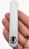 Slide Electric Lighter - Car Vintage Style, White Textured & Rose Gold Trim, Oval Shaped, Sleek & Portable Design, Lip Stick Size, Rechargeable, Windproof