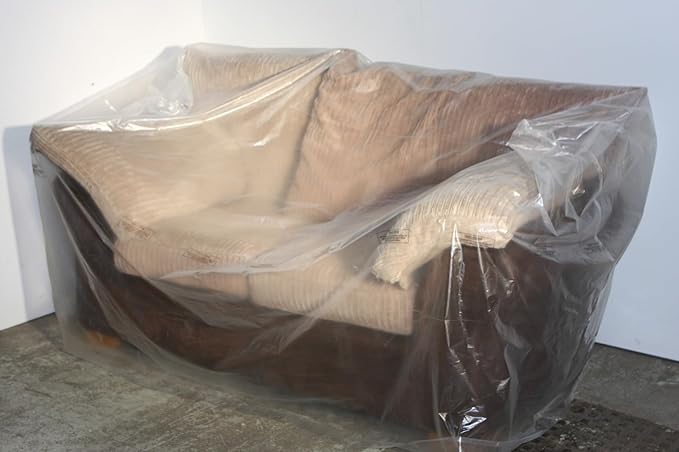 Extra Large Storage Bags Huge Clear Plastic Bags Perfect for Garage, Moistureproof, Dustproof, Luggage, Suitcase, Furniture, Comforter and More (59x71 Inch, 10 Pack)