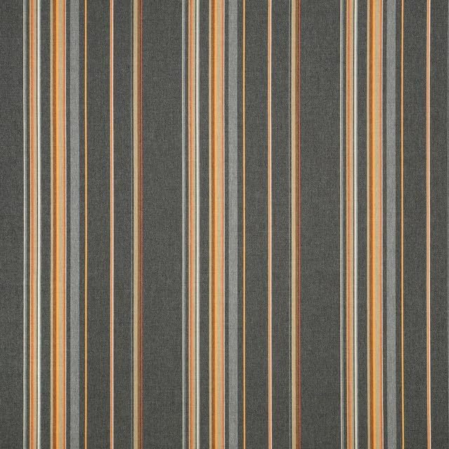 Sunbrella Outdoor Fabric by The Yard | Stanton Greystone (Striped) | Official Sunbrella Seller | Indoor or Outdoor Upholstery Fabric for Chairs, Cushions, Drapery, Pillows, Furniture