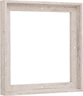 Pixy Canvas Floater Frame 33x33 for 3/4 (0.75) inch Deep Canvas Paintings/Canvas Prints/Wood Canvas Panels/Wall Art/Wall Decor/Home Decor/Artwork (Distressed White, 33 x 33 inch, Square)