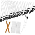 TOPPERFUN Candle DIY Tool Kit 1 Set of Candle Wick Holders Stickers Wicks Simple Fun for All Ages