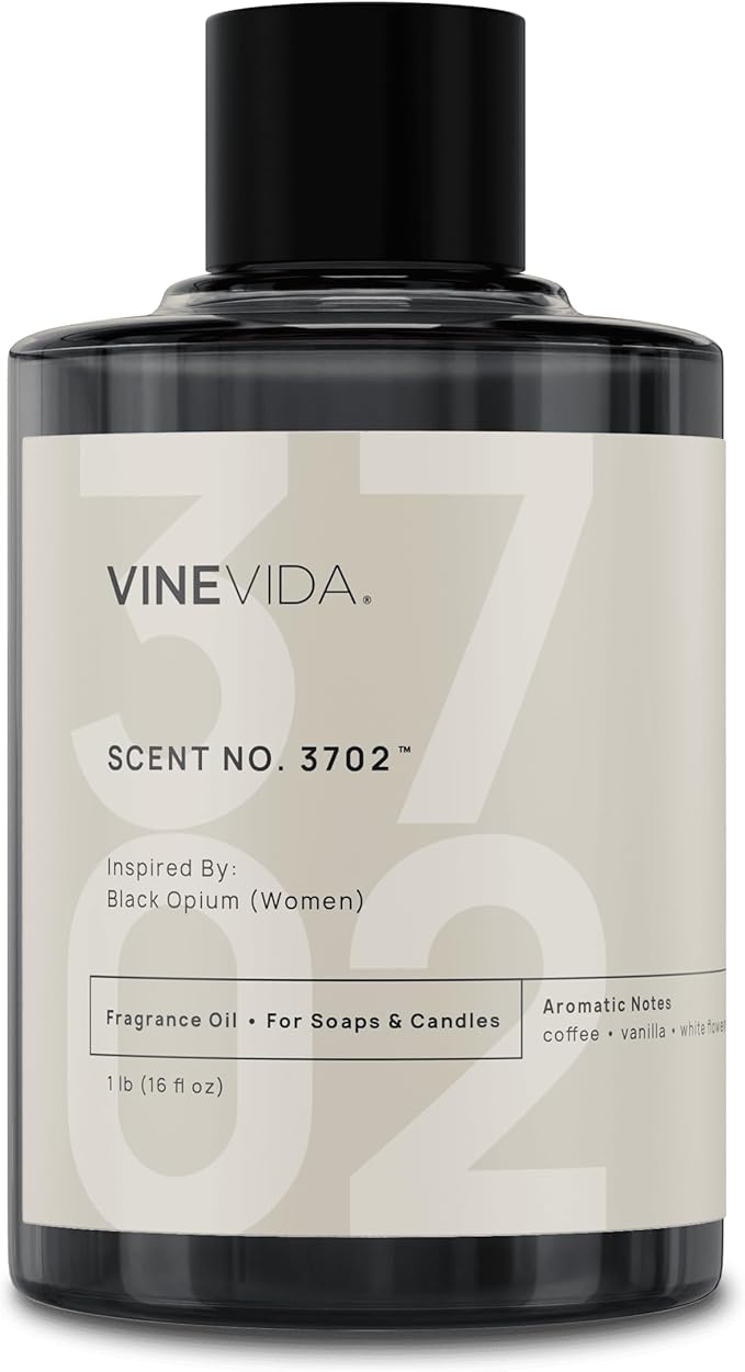 VINEVIDA [16 Oz] Inspired by: Black Opium (Women); Fragrance Oil for Candle Making and Soap Making - Premium Candle Scents for Soy Candles