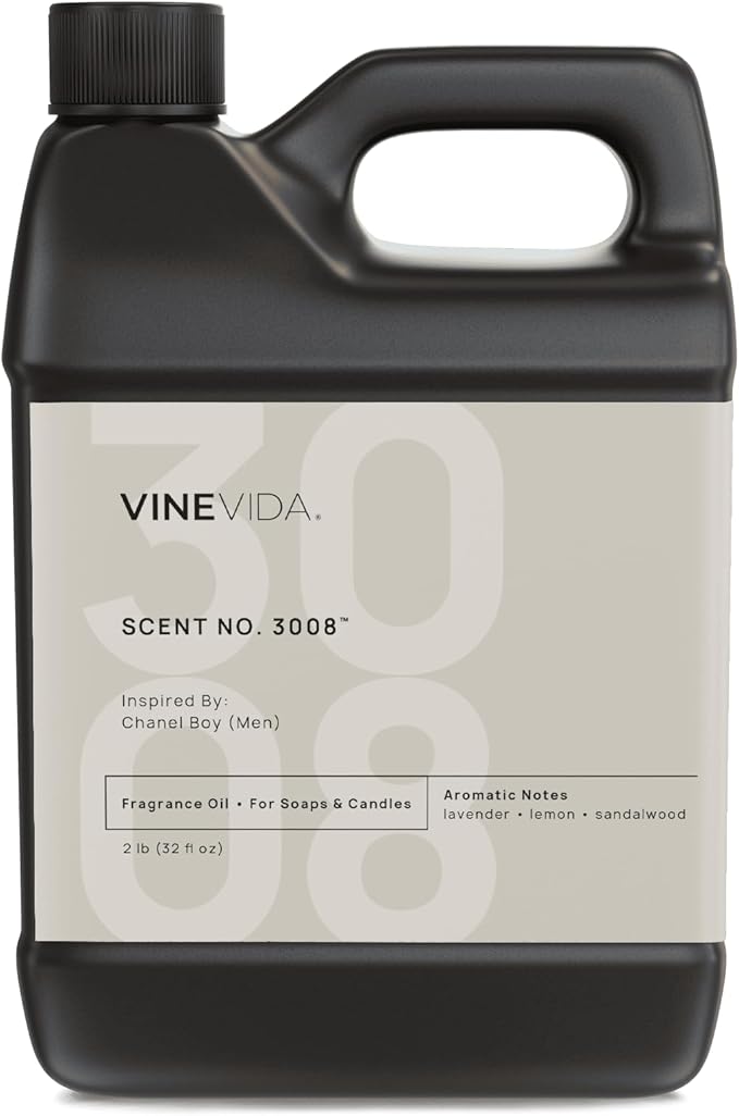 VINEVIDA Scent NO. 3008 Fragrance Oil - 32oz (2lbs) - Inspired by: Boy (Men); Candle Fragrance Oil for Soy Candles - Soap Making Scents