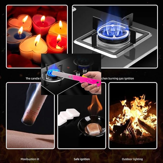 3 Pack Disposable Lighters to Utility Lighter Extension Stick Long Wand Handle Adapter Grill Lighters Converter for Fireplace BBQ Camping Candle Kitchen Stove Campfire Barbecue