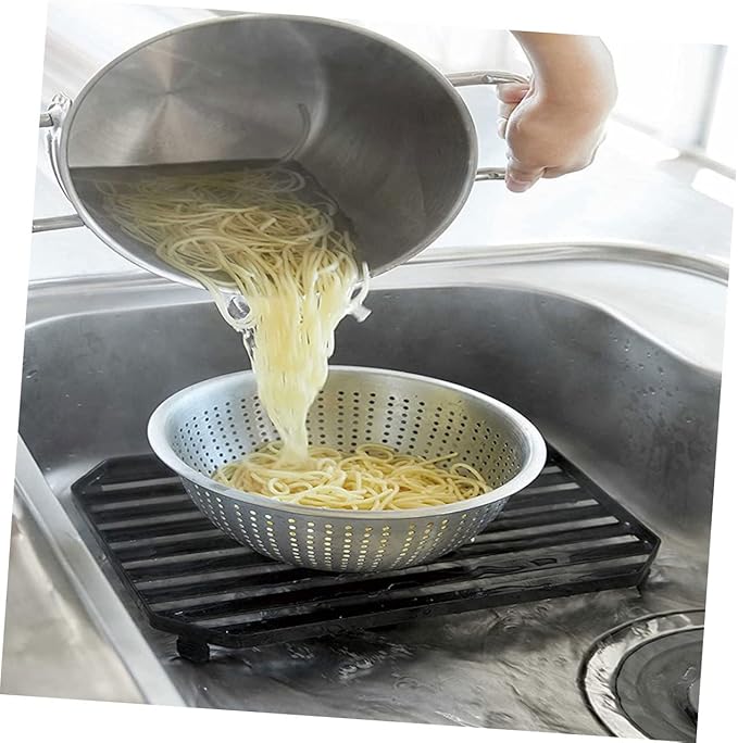 PRETYZOOM Multifunctional Kitchen Dish Drying Rack with Non Slip Four Legs and Wall Mountable Design for Cutlery Plates Bowls Storage and Countertop Organization