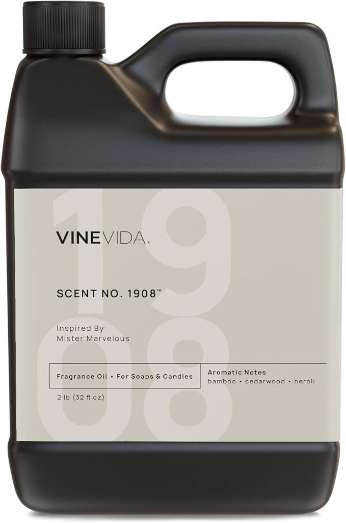 VINEVIDA [32 Oz] Inspired by: Mister Marvelous; Fragrance Oil for Candle Making and Soap Making - Premium Candle Scents for Soy Candles