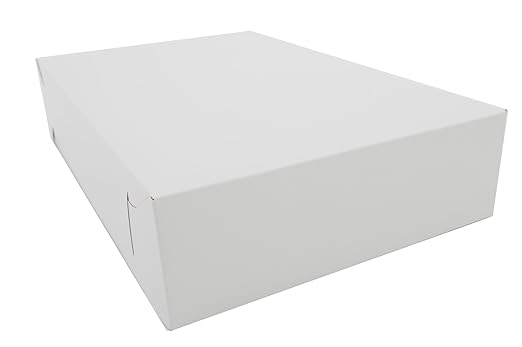 Southern Champion Tray 1045 Premium Clay Coated Kraft Paperboard White Donut Tray, 17" Length x 11" Width x 3-1/2" Height (Case of 200 Pieces)